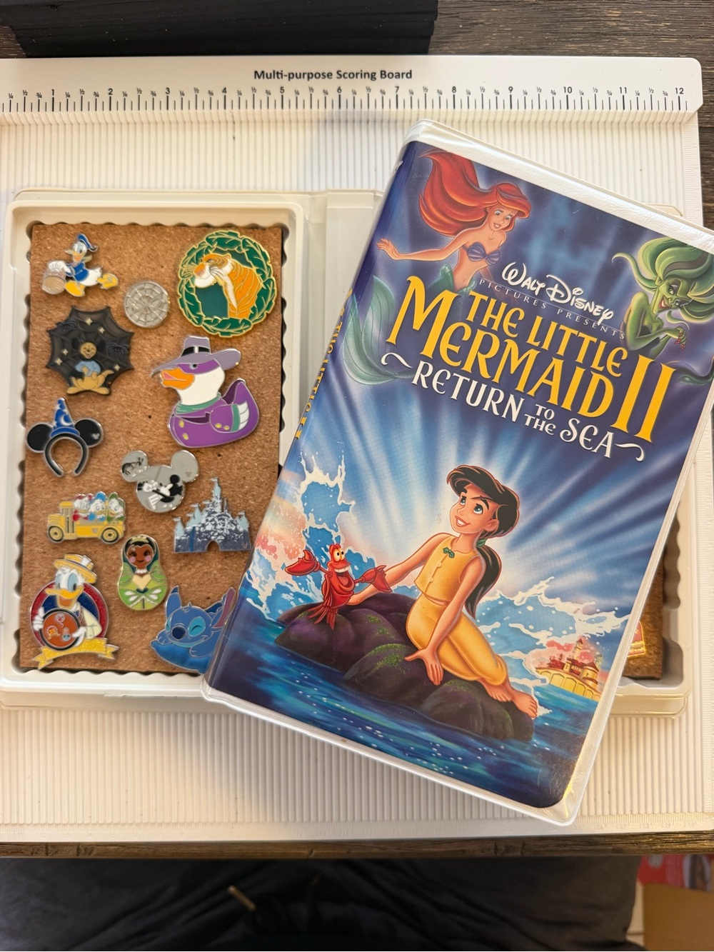 Disney’s The Little Mermaid II Vintage VHS Pin Board